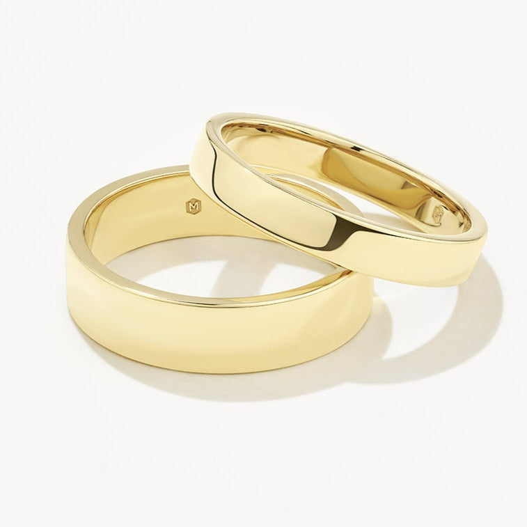 Trendy Boyfriend Stacker Ring Set in Gold - Perfect for Layering, Stacking & Everyday Wear | Gift for Her