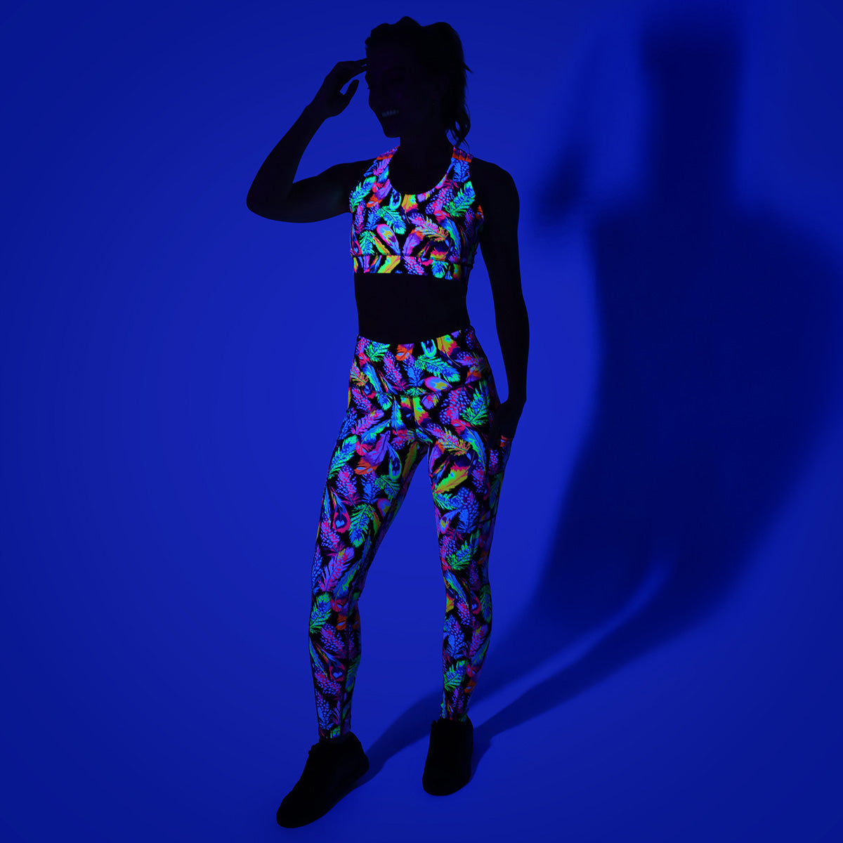 Feather Frenzy Leggings - Stylish Women's Printed Yoga Pants for Workout & Lounge | Perfect for Yoga, Gym, and Casual Wear