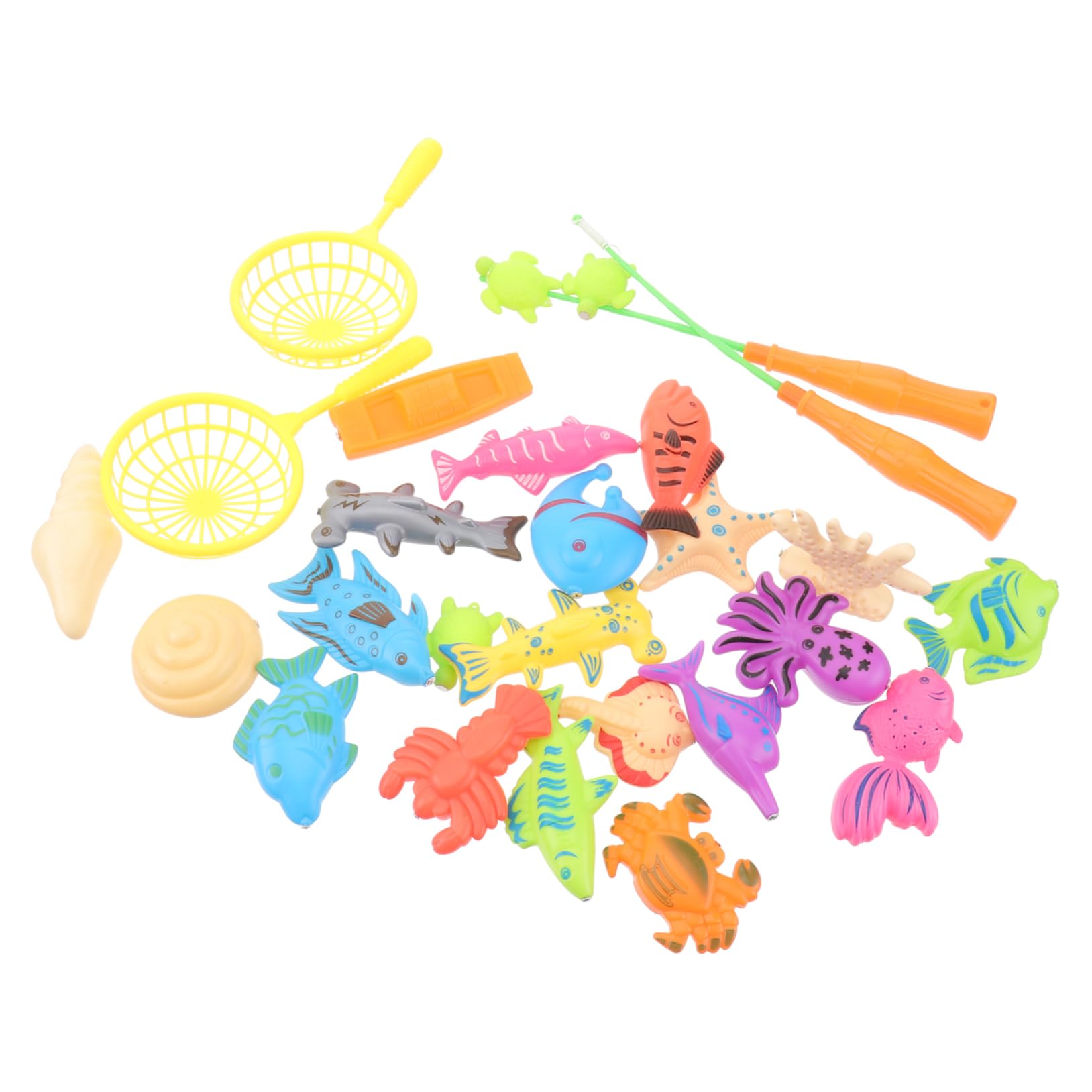 HOOTNEE Kids Fishing Game Toy Set - Educational Water Play Pool Toys for Toddlers & Children - Fun Outdoor & Indoor Activity for Beach, Pool, Birthday Parties & Summer Games