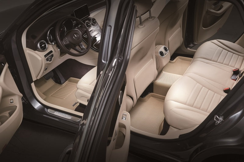 3D Maxpider Kagu All-Weather Floor Mats for 2018-2020 Lexus LS Series - Premium Black (R1) - Durable, Custom Fit Car Mats for Luxury Sedans - Perfect for Daily Commute, Road Trips & All-Season Protection