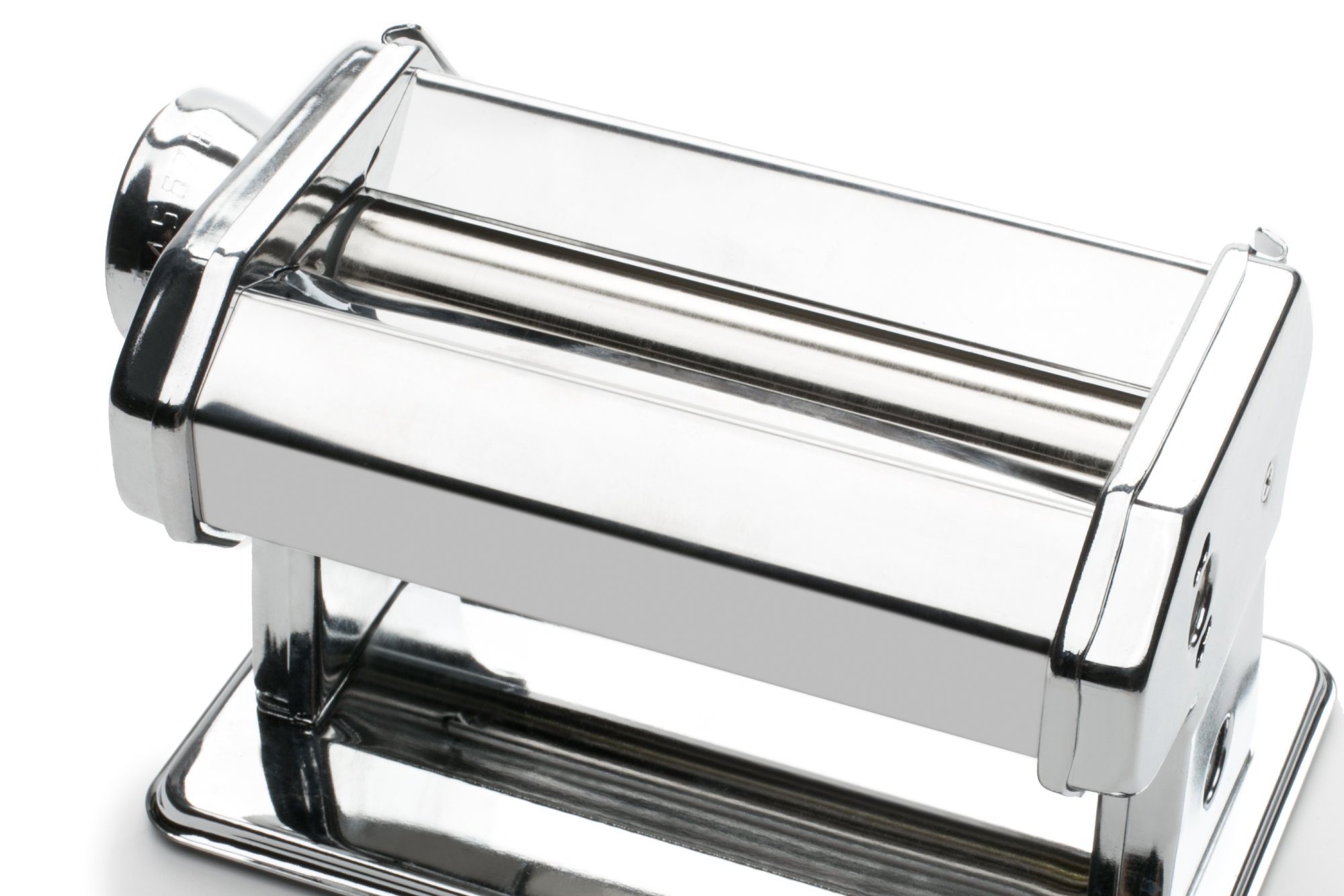 Fox Run 57666 Stainless Steel Pasta Maker Machine & Roller - 8 x 14 x 6.5 Inches | Handmade Pasta Dough Press for Italian Cuisine | Perfect for Home Kitchen & Restaurant Use