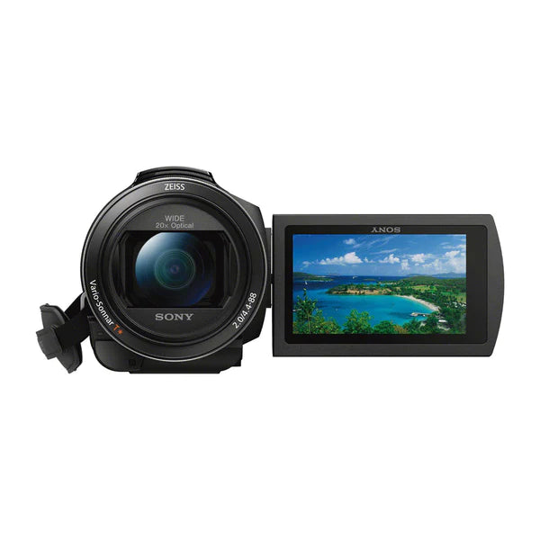 Sony Handycam AX53 4K Camcorder with Exmor R CMOS Sensor - Perfect for Travel Vlogging, Family Events & Professional Video Recording