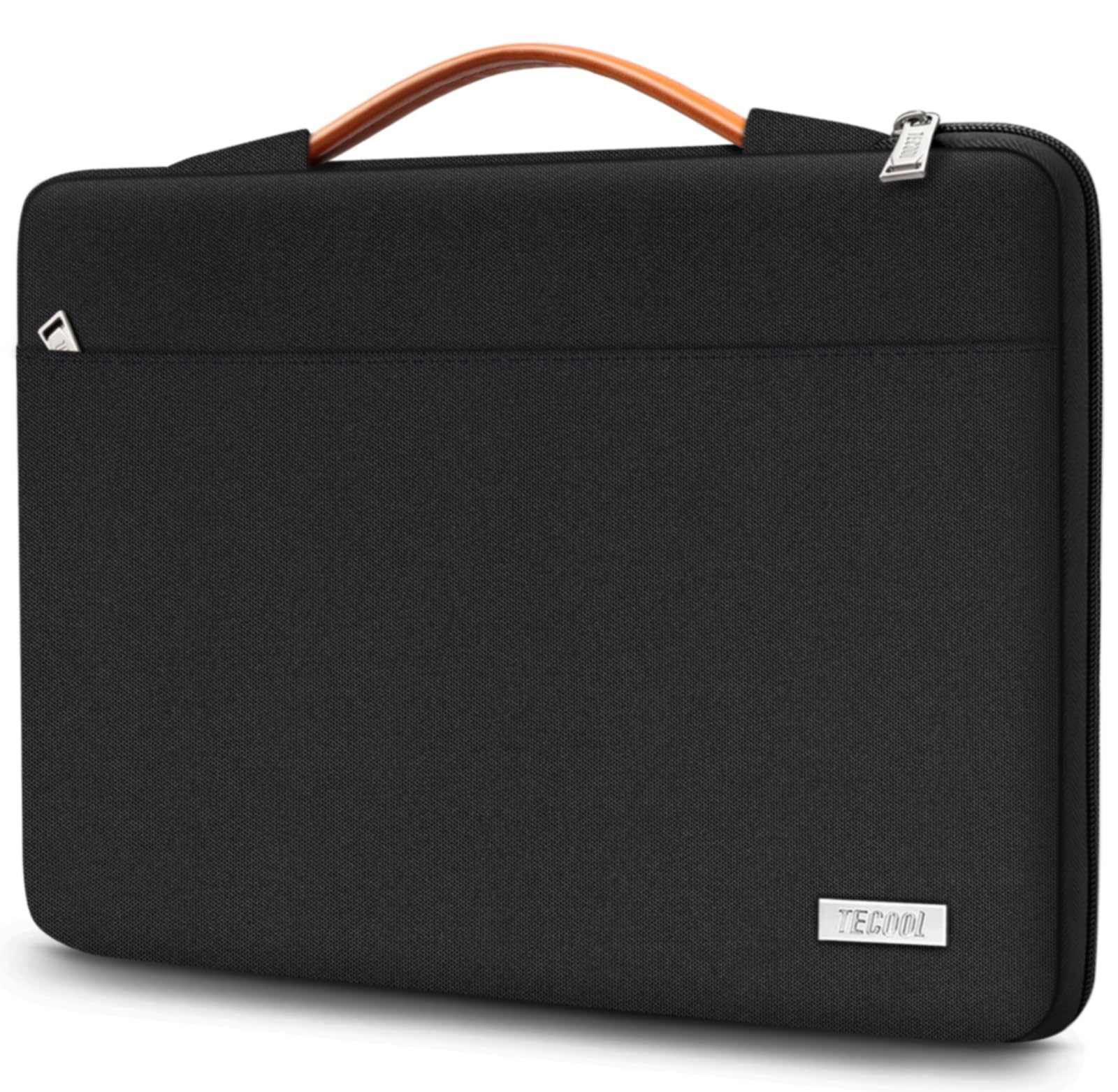 TECOOL 13.3 Inch Laptop Sleeve Case for MacBook Air 13/13.6 (M1 M2 M3 2020-2024) & MacBook Pro 13/14 (M1 M2 M3 M4 2012-2024) - Lightweight Protective Notebook Bag with Soft Lining - Perfect for Work, Travel and School (Black)
