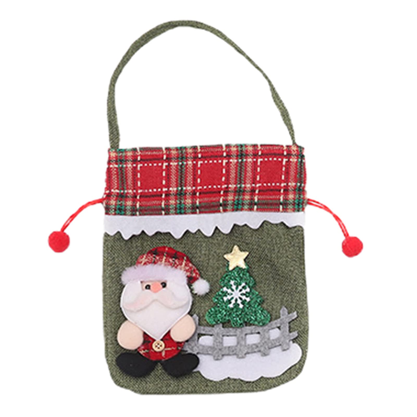 Christmas Gift Bags - Festive Drawstring Non-Woven Fabric Goodie Pouches for Holiday Favors, Party Supplies & Stocking Stuffers | Durable & Reusable for Xmas Presents, Office Gifts & School Celebrations