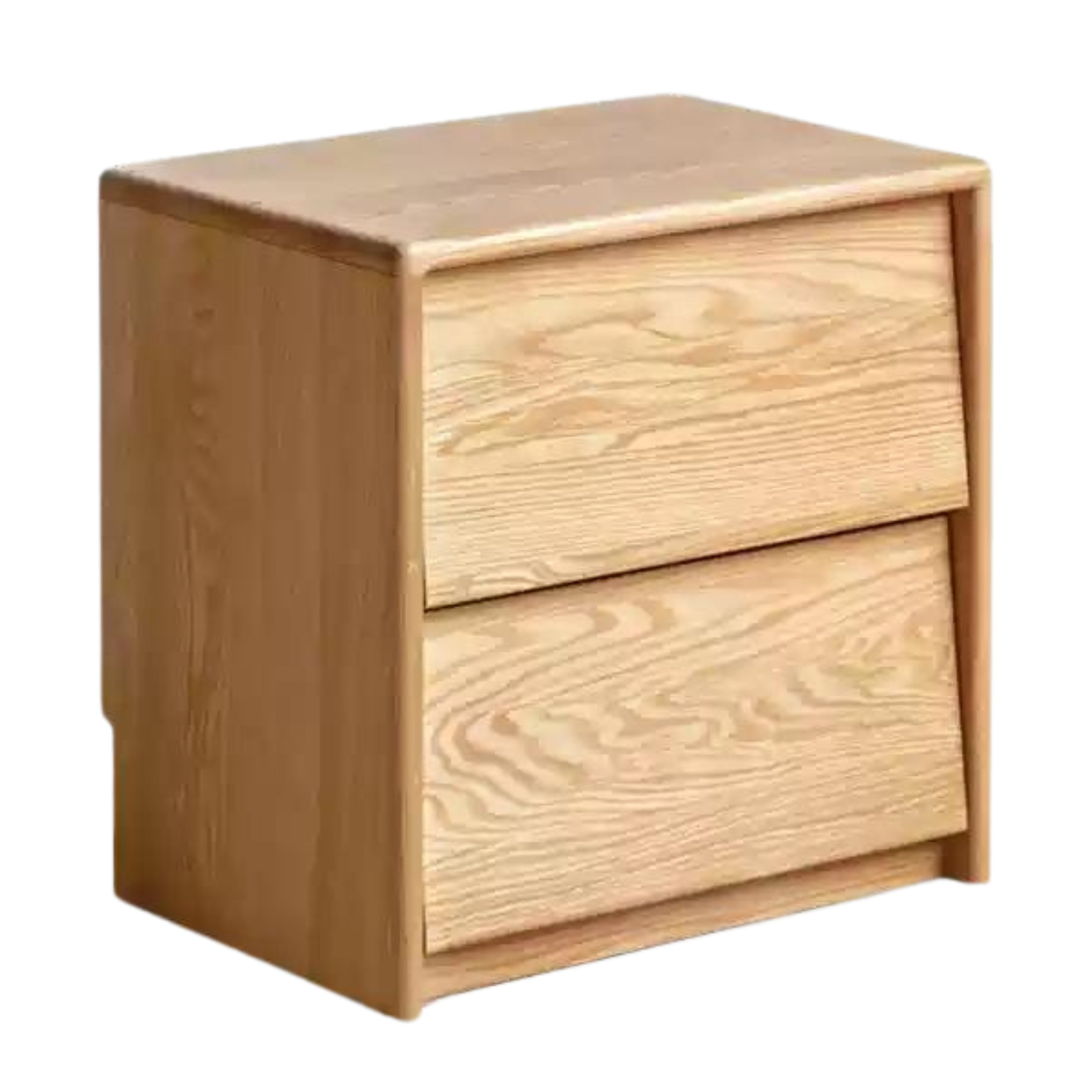 19.6x13.7x19.6 inch / 50x35x50cm / Natural wood color / Oak bedside cabinet
