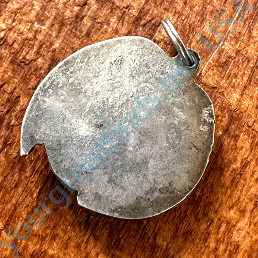 Vintage Navajo Double Feather Sterling Silver & Turquoise Pendant Necklace - Handmade Native American Jewelry for Women - Perfect for Boho, Western & Festival Outfits
