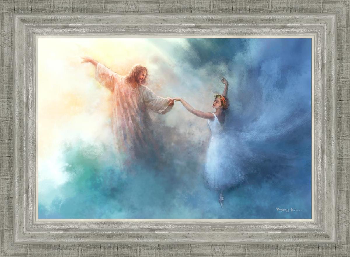 A Pas De Deux By Yongsung Kim - Ballet Dance Art Print - Elegant Wall Decor for Home, Office & Dance Studios