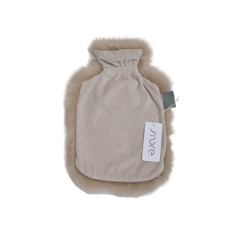 Premium NZ Long Wool Hot Water Bottle Cover - Soft & Warm Natural Wool for Pain Relief, Cold Weather & Cozy Nights - Perfect for Home, Office & Travel Use
