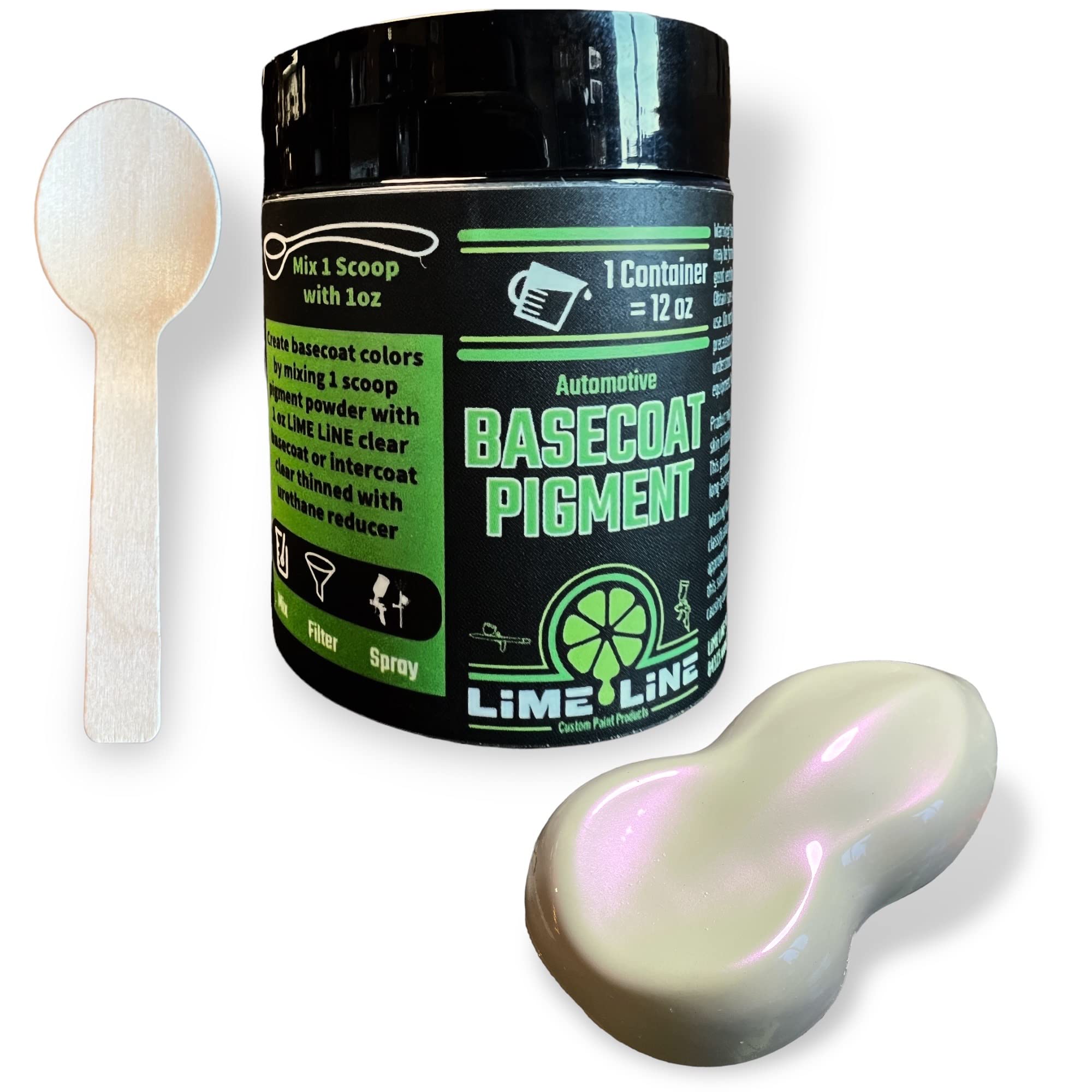 LiME LiNE Automotive Grade Base Coat Maker Pigment Powder - Ghost Purple Pearl for Custom Car Paint & DIY Projects | Perfect for Auto Body Repair, Motorcycle Customization & Model Car Painting