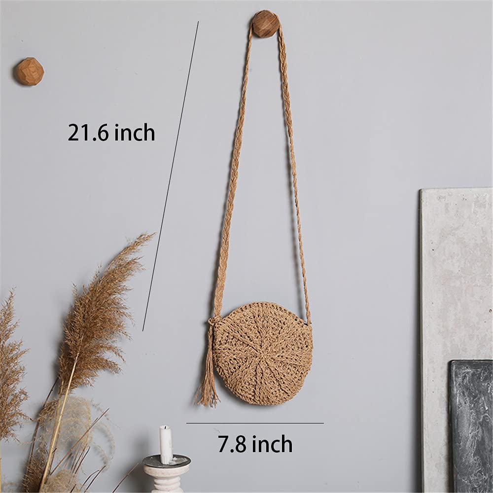 Women's Woven Straw Clutch Purse - Summer Beach Bag with Envelope Wallet - Perfect for Vacation, Pool Parties & Boho Fashion Accessories