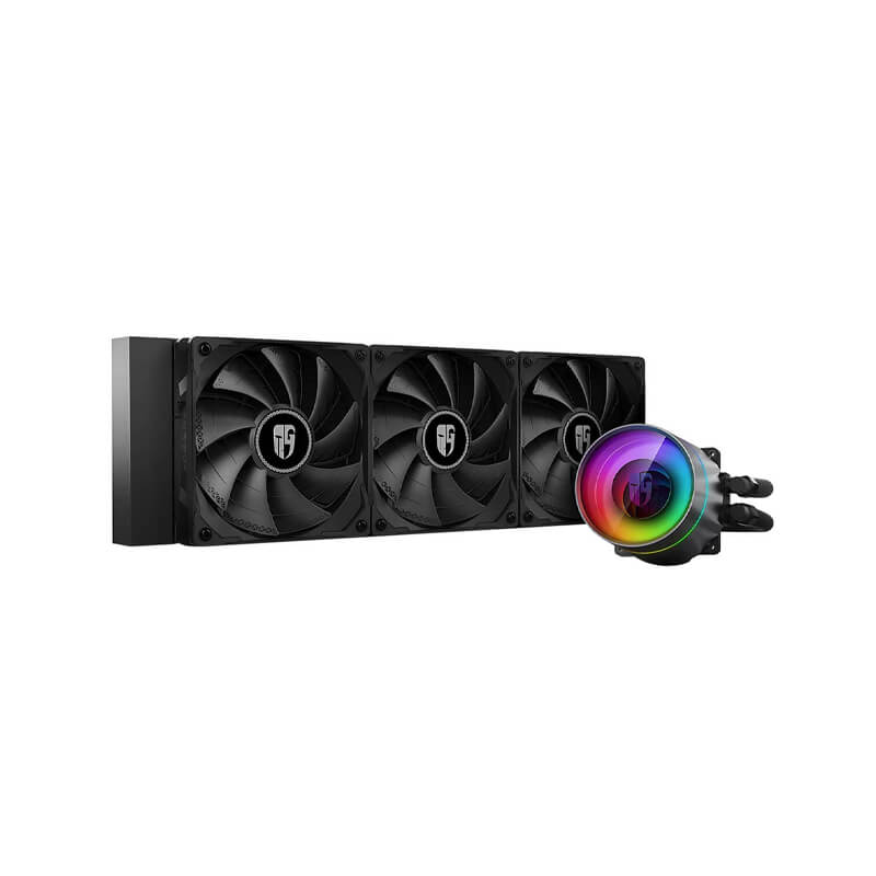 Deepcool Castle 360EX RGB AIO Liquid CPU Cooler - 360mm Radiator with 3x120mm PWM Fans - High Performance Cooling for Intel/AMD Processors - Perfect for Gaming PCs and Workstations