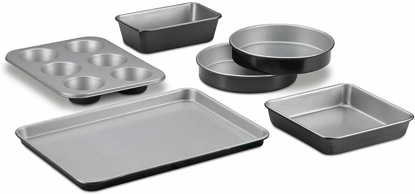 6-Piece Bakeware Set by Peni Kitchen - Essential Cookware & Baking Supplies for Muffins, Cakes, and More - Perfect for Home Bakers and Kitchen Enthusiasts
