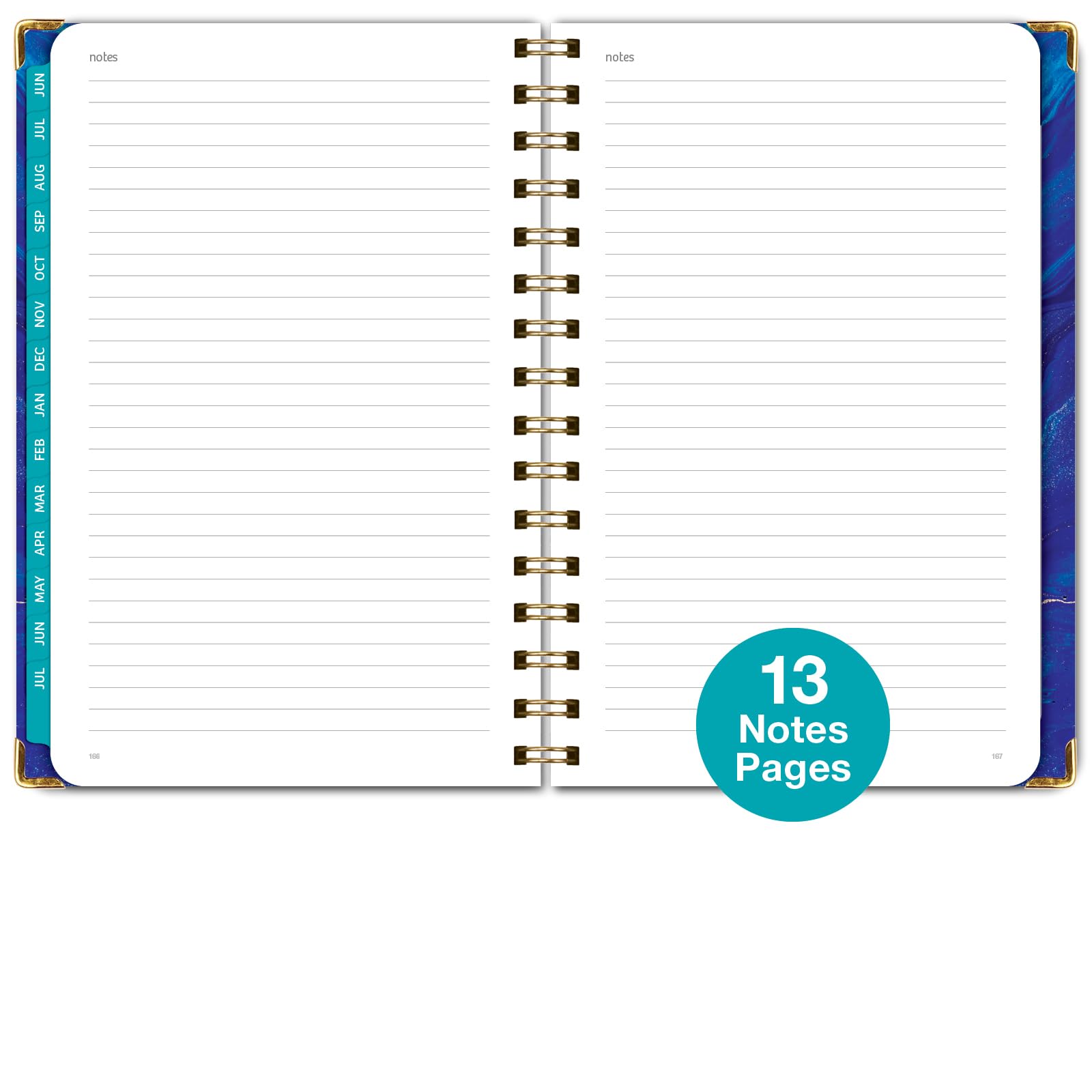 2024-2025 Academic Year Hardcover Planner (June 2024-July 2025) - 5.5