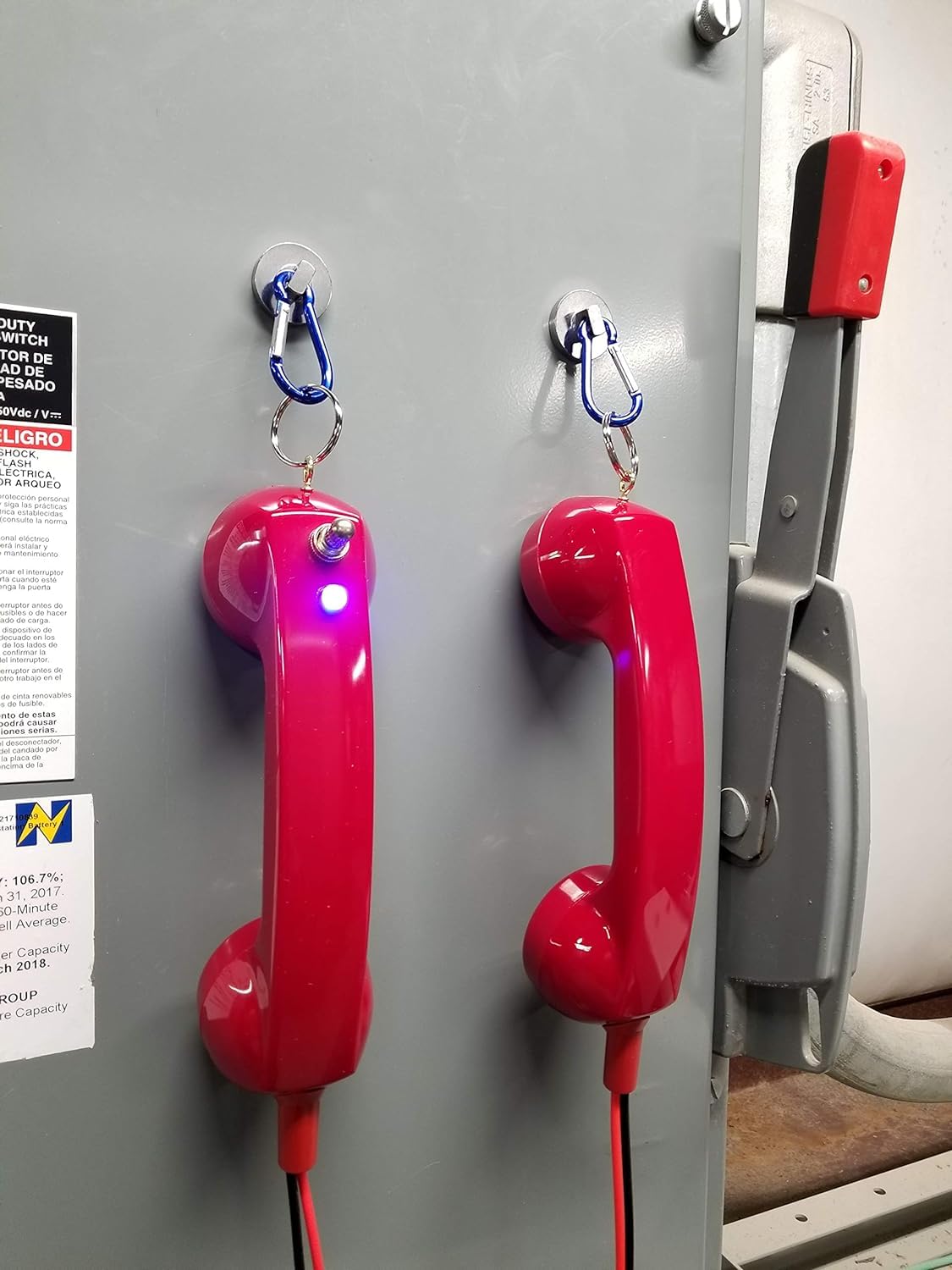 Professional Electrician Continuity Test Phone Set JE002-RM with Super Strong Magnets - Ideal for Electrical Circuit Testing, Maintenance & Repair Work in Industrial and Home Use