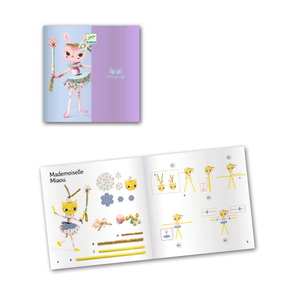 Djeco My Fairies Threading Toy - Creative Lacing Game for Kids, Fine Motor Skills Activity - Perfect for Preschool Learning & Imaginative Play