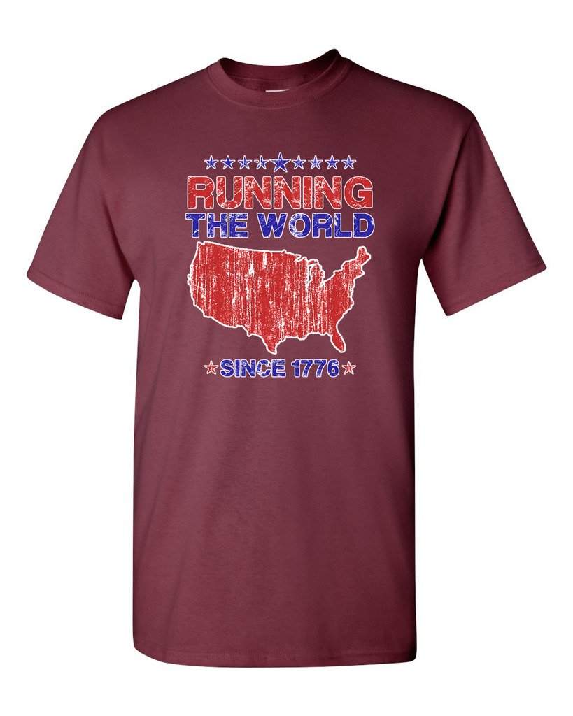 Patriotic America DT Adult T-Shirt - Vintage 1776 Design - Comfortable Cotton Tee for Men & Women - Perfect for 4th of July, Independence Day & Political Events