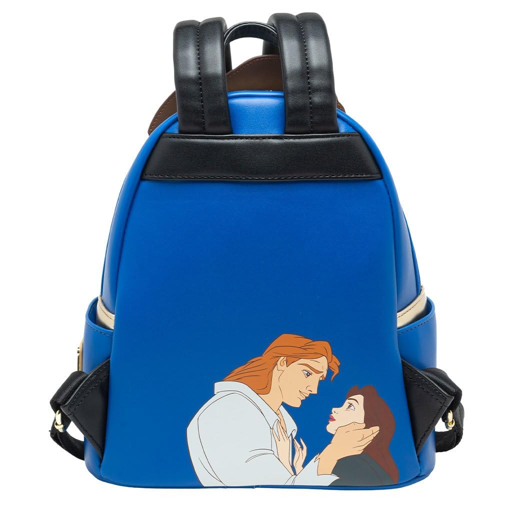 Disney Beauty and the Beast Prince Adam Themed Women's Backpack - Loungefly Official Cosplay Purse for Disney Fans, Collectors & Theme Park Visits