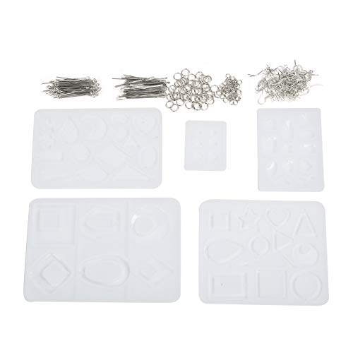 DIY Silicone Resin Jewelry Making Kit - Create Earrings, Brooches, Bangles & Necklaces - Compatible with Polyurethanes, Shellac & Varnish - Perfect for African Cone Molds, Handmade Jewelry & Craft Projects