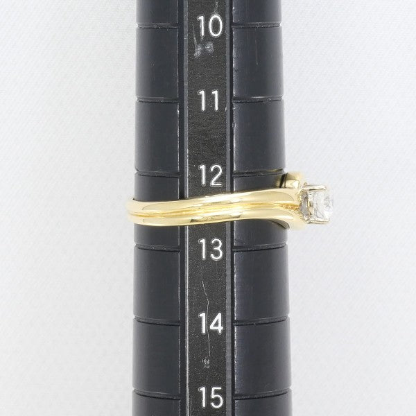 18K Yellow Gold Diamond Ring for Women - Elegant Solitaire Engagement & Wedding Band - Perfect for Proposals, Anniversaries, and Special Occasions