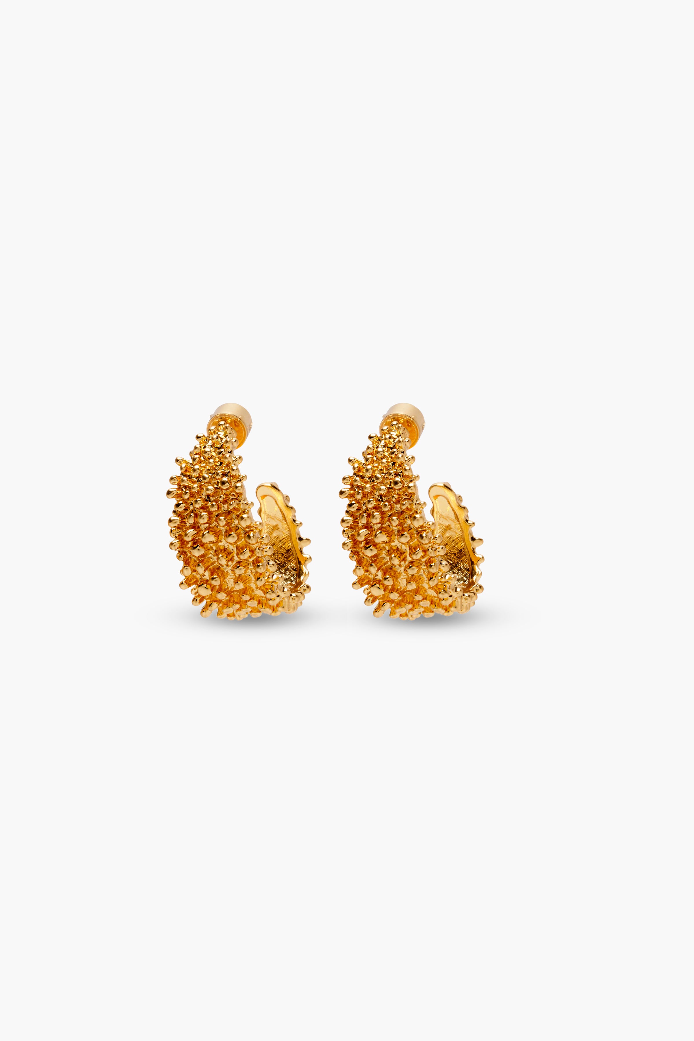 Textured Hoop Earrings for Women - Trendy Gold & Silver Boho Chunky Hoops - Perfect for Everyday Wear, Parties & Special Occasions
