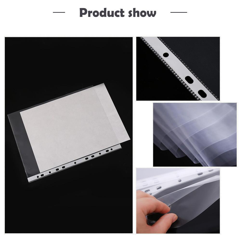 100-Pack A4 Clear Plastic Sheet Protectors - Heavy Duty Reinforced Folders for Documents, School, Office & Home Organization - Bulk Lot for Filing, Presentations & Archiving