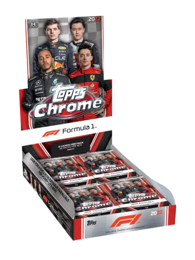 2022 Topps Chrome Formula 1 One Lite Box - Premium F1 Trading Cards Collection for Collectors & Fans - Perfect for Sports Memorabilia Displays & Racing Enthusiast Gifts
