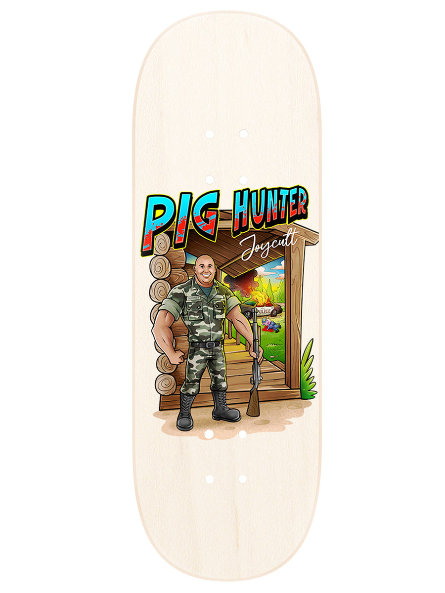 Joycult Fingerboard Deck - Pig Hunter | Professional Finger Skateboard for Tricks & Stunts | Perfect for Skateboarding Enthusiasts & Collectors | Indoor & Outdoor Use