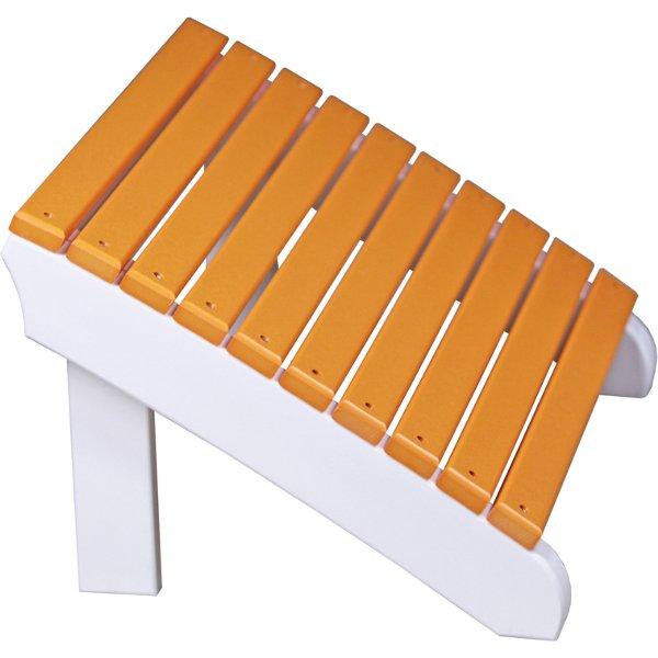 Premium Poly Deluxe Adirondack Footrest - Durable Outdoor Patio Furniture Accessory for Relaxing in Garden, Poolside or Deck
