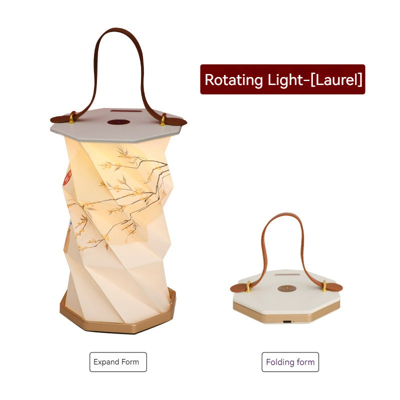 Portable Folding Table Lamp - Adjustable Brightness LED Night Light for Bedroom, Living Room, Office - Romantic Atmosphere Light Decor & Creative Gift Idea (728144352794) - Perfect for Reading, Relaxing & Home Decor