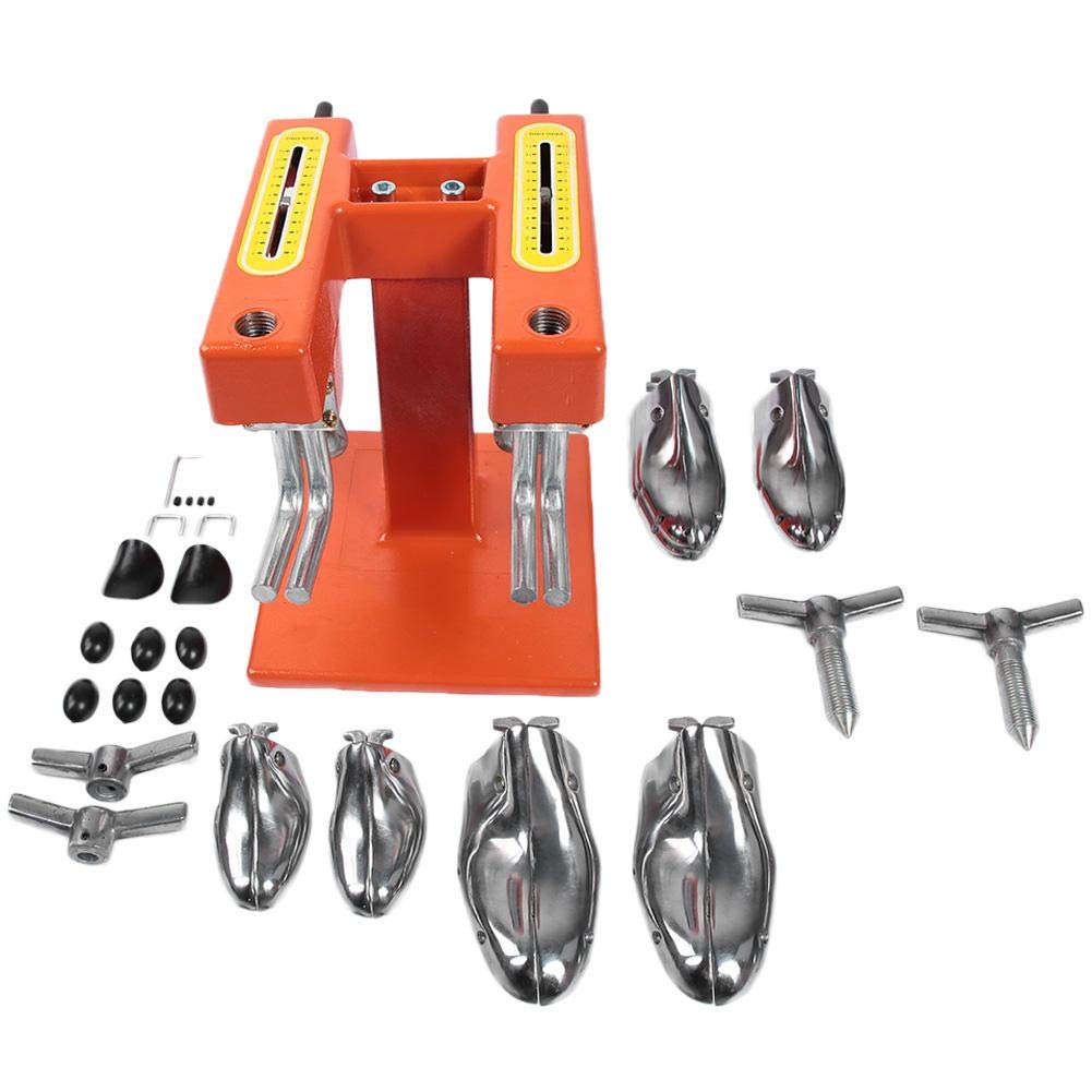 HEEPDD Professional Shoe Stretcher - Cobbler Shoe Stretching Machine with 6 Metal Expansion Rods | Perfect for Leather Boots, Dress Shoes & Tight Footwear | Home & Professional Shoe Repair Tool