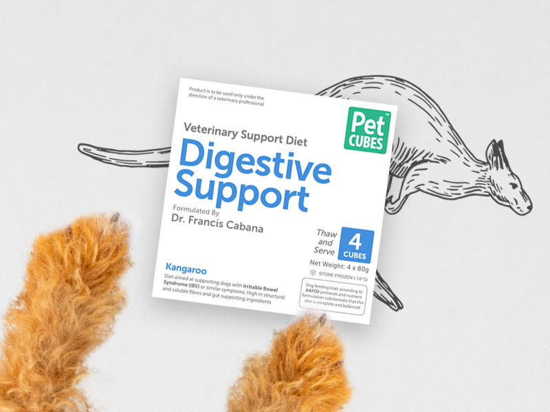 Premium Pet Cubes for Digestive Support - 320g x 12 Trays | Natural Digestive Aid for Cats & Dogs | Perfect for Mealtime, Training & Treat Rewards