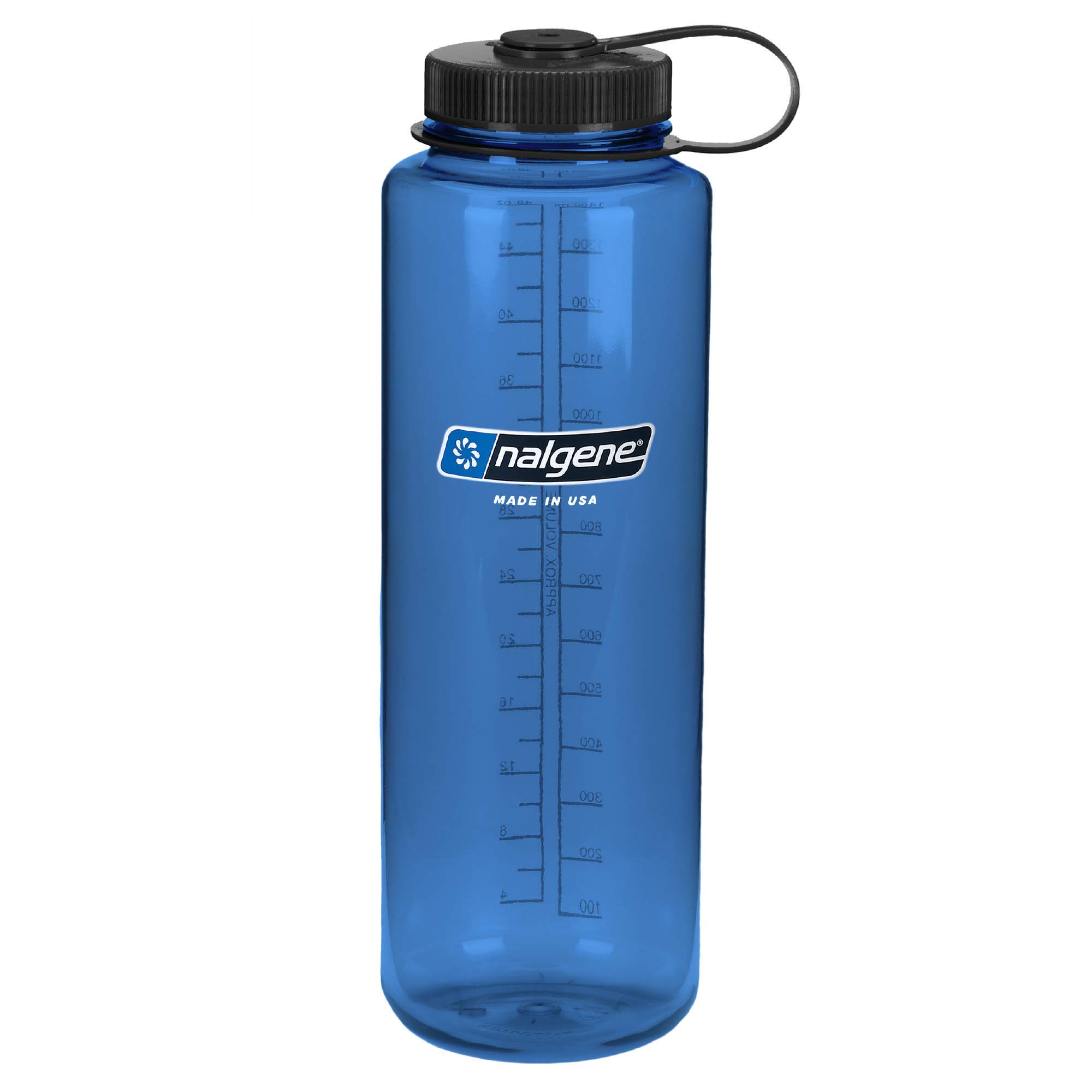 Nalgene Tritan Wide Mouth BPA-Free Water Bottle 48oz (1.4L) - Leak Proof & Durable for Hiking, Camping, Gym & Outdoor Activities