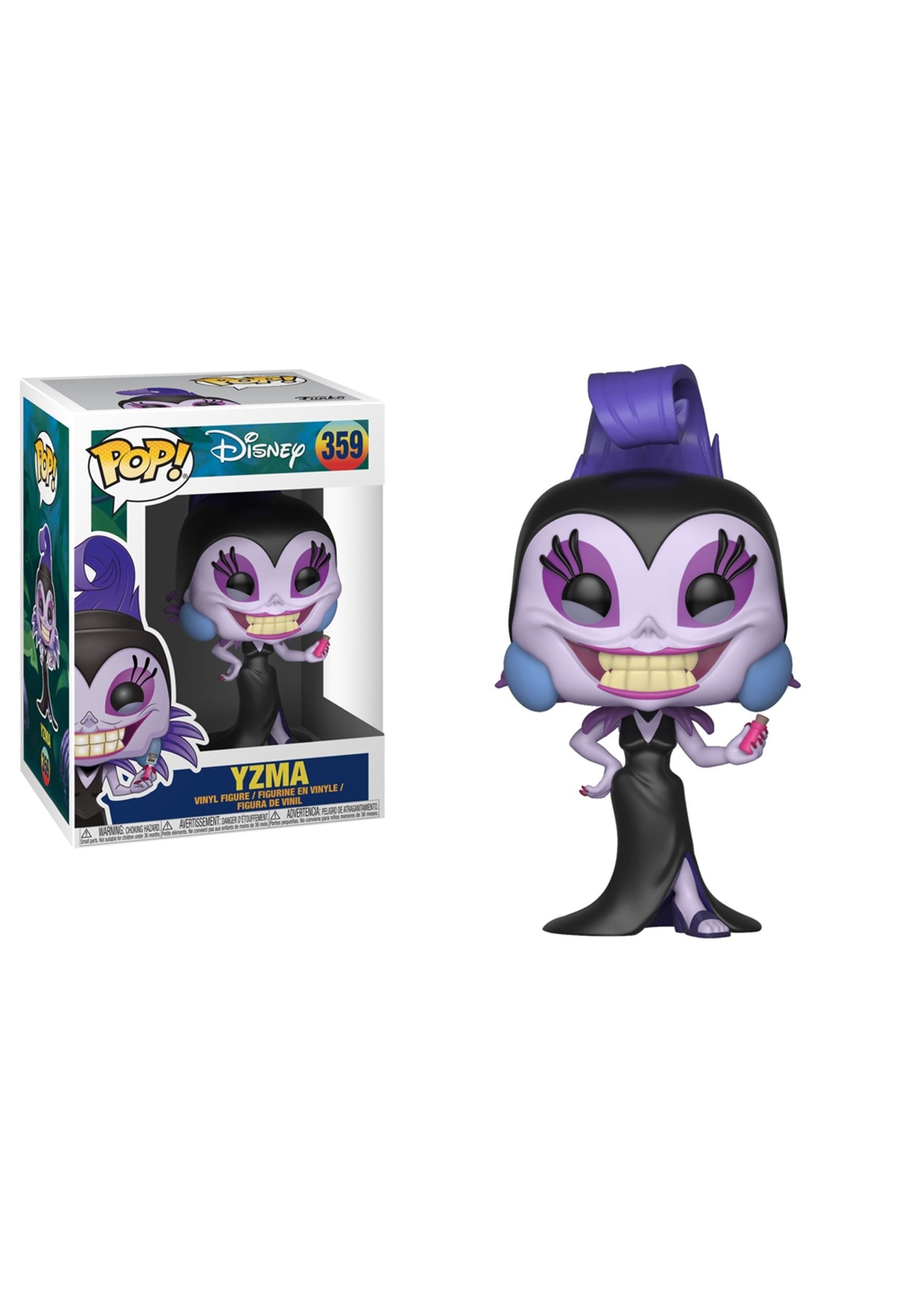 Disney Yzma #359 Funko Pop Vinyl Figure - Collectible Toy for Disney Fans | Perfect for Home Display, Office Decor, and Gift Giving
