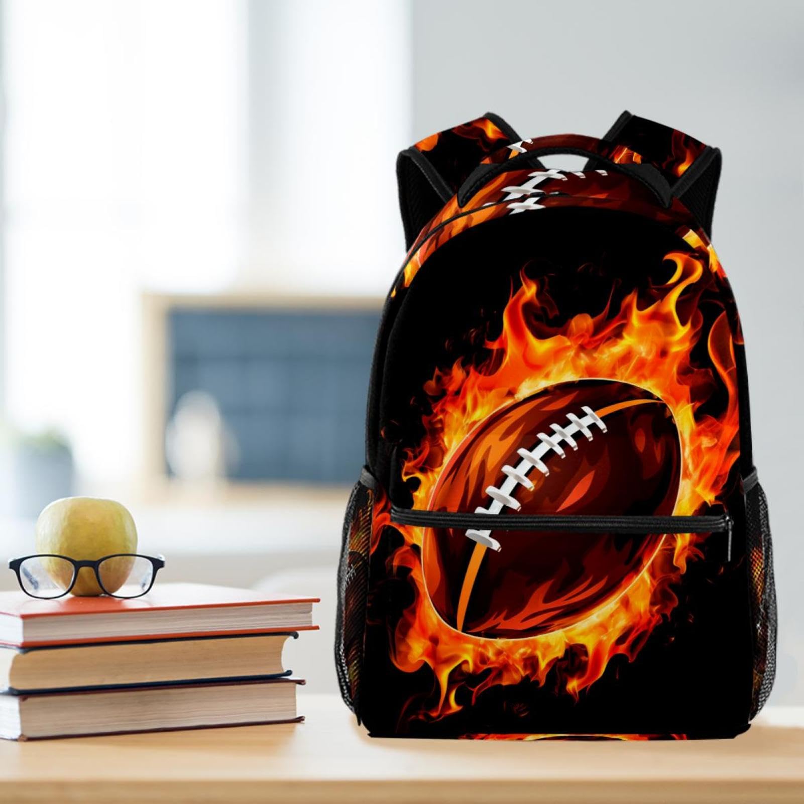 Waterproof Travel Backpack for Women & Men - Durable Laptop Backpack with USB Charging Port - Perfect for Hiking, Commuting & American Football Games