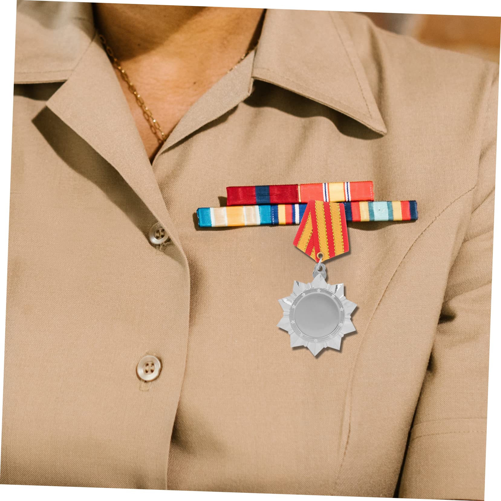 BESPORTBLE 15 Pcs Veteran Medal Award Badges - Patriotic Military Service Medals, Memorial Party Decorations & Collectible Cloth Badges for Veterans Day, Memorial Day & Military Themed Events