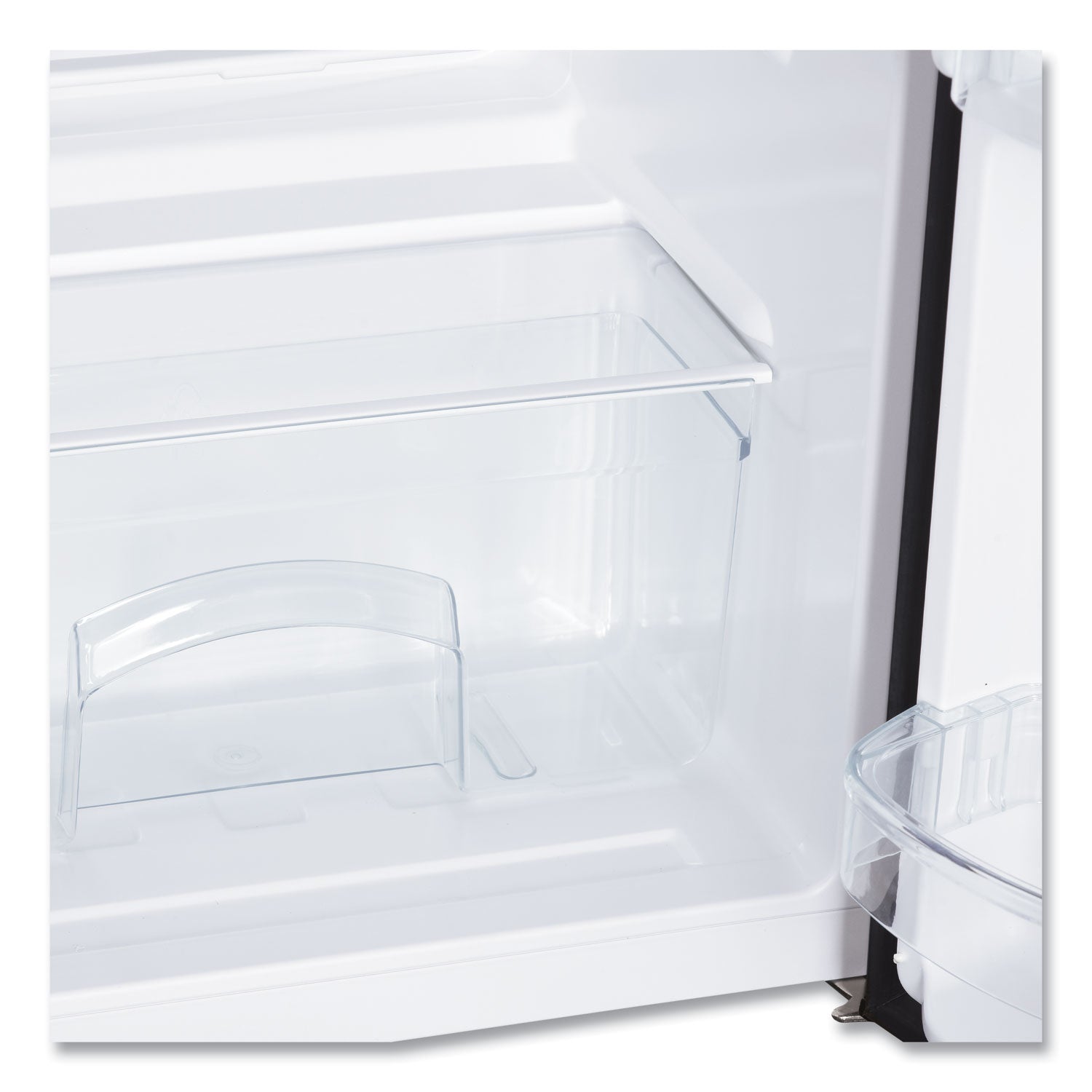 Avanti 3.1 Cu. Ft Counter Height Refrigerator Freezer - 2 Door Compact Fridge in Black Stainless Steel for Kitchen, Bar, Office or Dorm Room