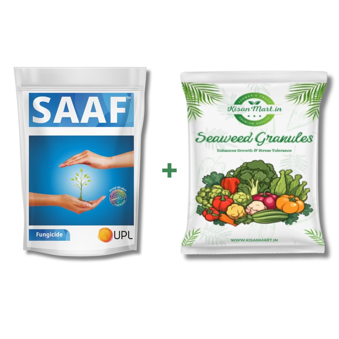 Organic Seaweed Granules 100g & 250g Combo - Natural Plant Growth Booster, Bio-Stimulant & Nutrient-Rich Fertilizer for Healthy Gardens, Lawns & Houseplants | Perfect for Organic Farming, Hydroponics & Indoor Plant Care