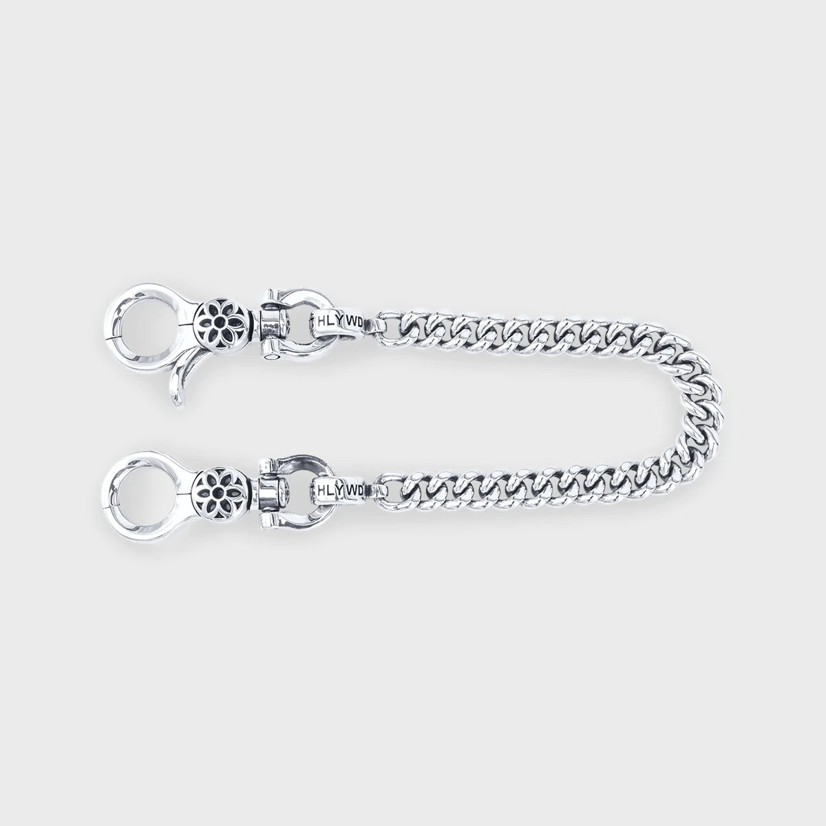 Stylish Stainless Steel Curb Chain Wallet Chain for Men - Hip Hop Punk Rock Fashion Accessory - Perfect for Jeans, Belts & Keychains