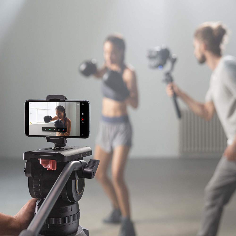 DJI RS 3 Pro/RS 3 Mini/RS 3/RS 2/RSC 2 Phone Mount Holder - Compatible with Smartphones for Vlogging, Live Streaming & Filmmaking