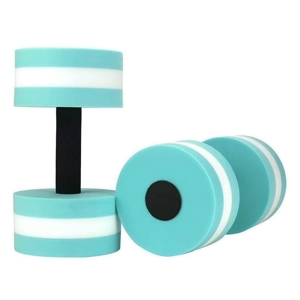 Lagukka Water Dumbbells Set - 2PCS Foam Dumbbells for Water Aerobics, Pool Resistance Training & Aquatic Fitness | Light Blue | Perfect for Swimming Pools, Aqua Gym Classes & Home Water Workouts