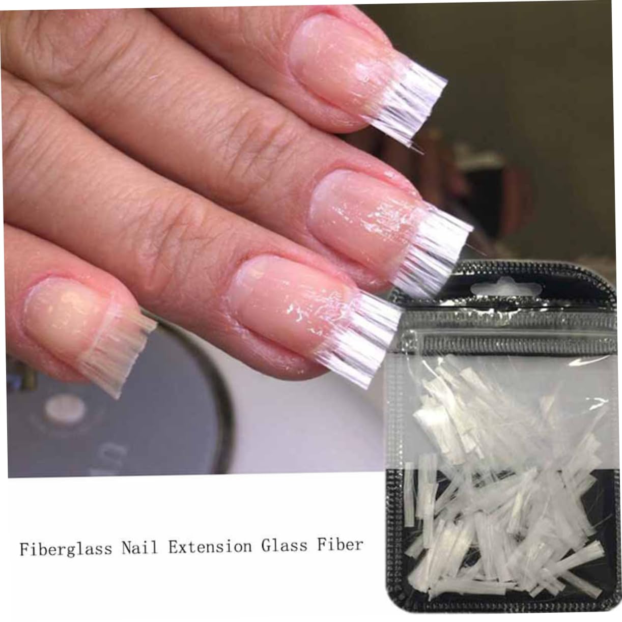 Mipcase Fiberglass Nail Wraps for Women - Professional Nail Extension Kit with Glassine Gel for Strong & Natural-Looking Nails | Perfect for Acrylic Nail Art, Manicures & DIY Nail Extensions at Home or Salon