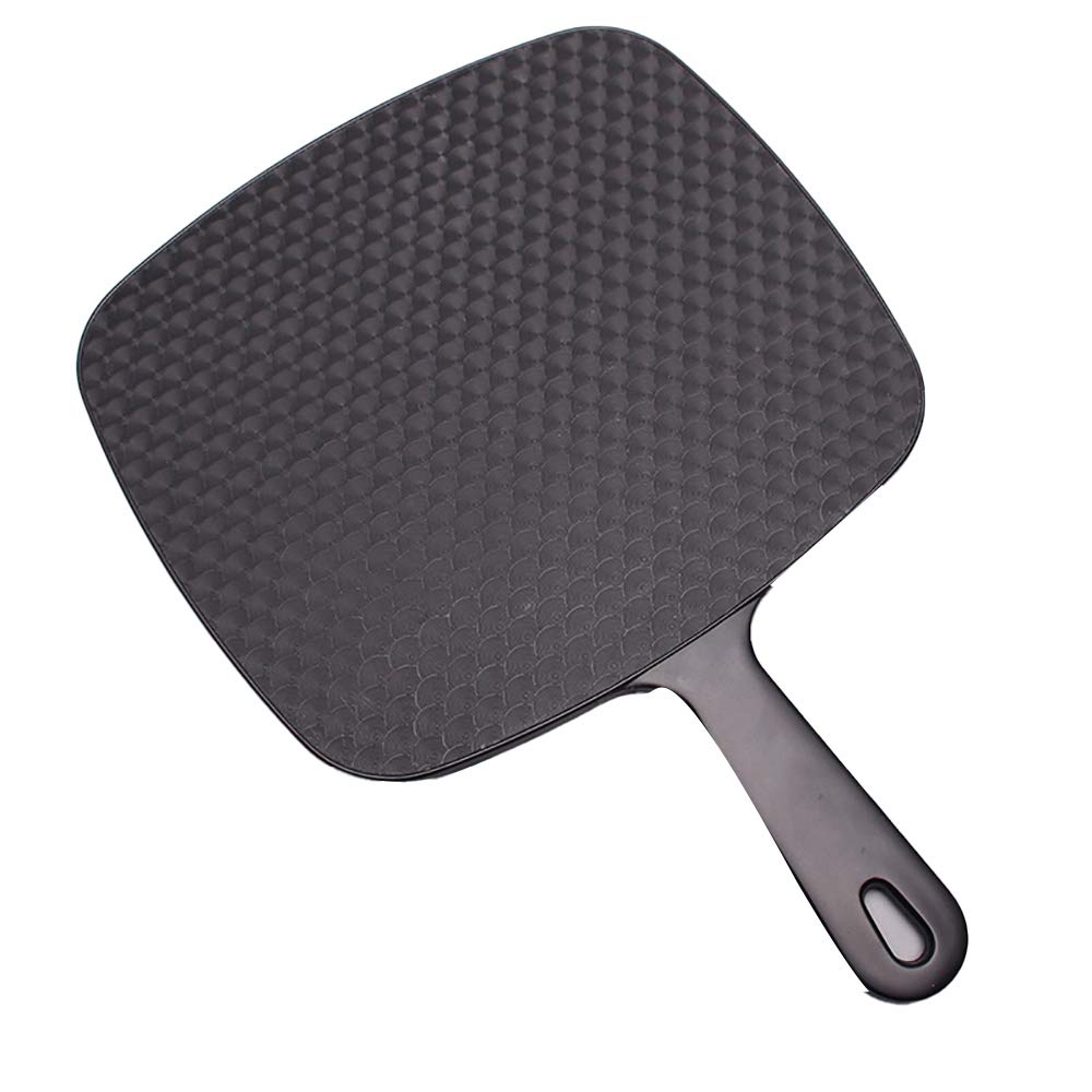 Professional Handheld Mirror for Hair Styling & Beauty - Salon Quality Black Barber Mirror for Hairdressers, Makeup Artists & Home Use - Perfect for Salon, Bathroom & Travel