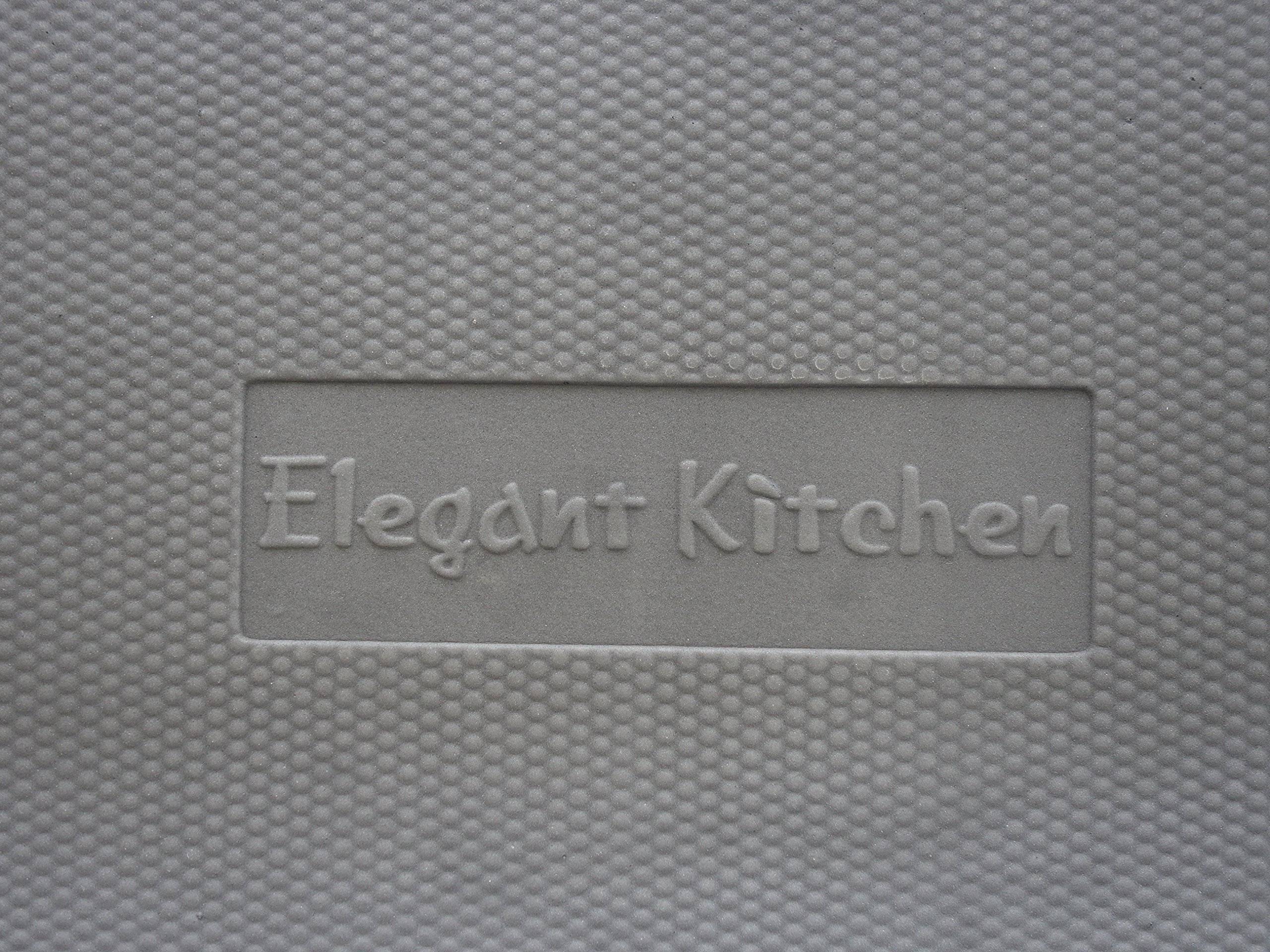 Elegant Comfort Anti-Fatigue Standing Kitchen Mat - Oversized 39x20 Inches with Non-Slip Backing - Perfect for Cooking, Baking, and Dishwashing in Brown