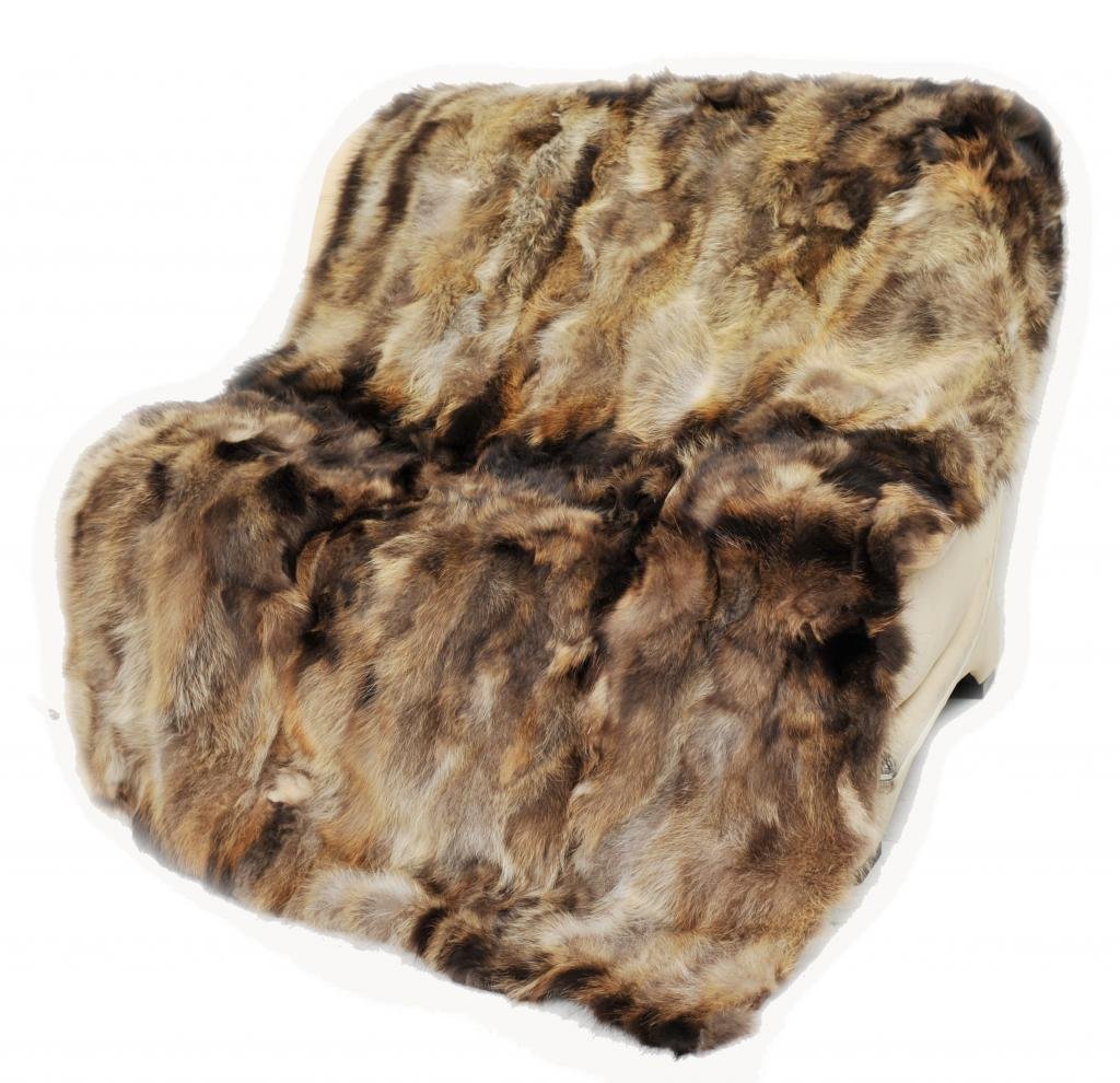 Luxury Raccoon Fur Carpet - Plush Home & Hotel Decor for Living Room/Bedroom
