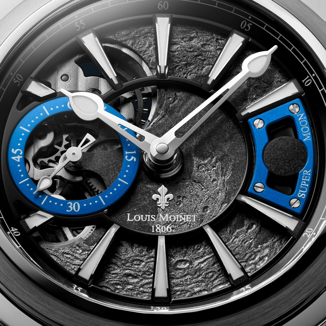 Louis Moinet Super Moon Luxury Watch - Swiss Made Chronograph for Men - Perfect for Gifts, Special Occasions & Collectors