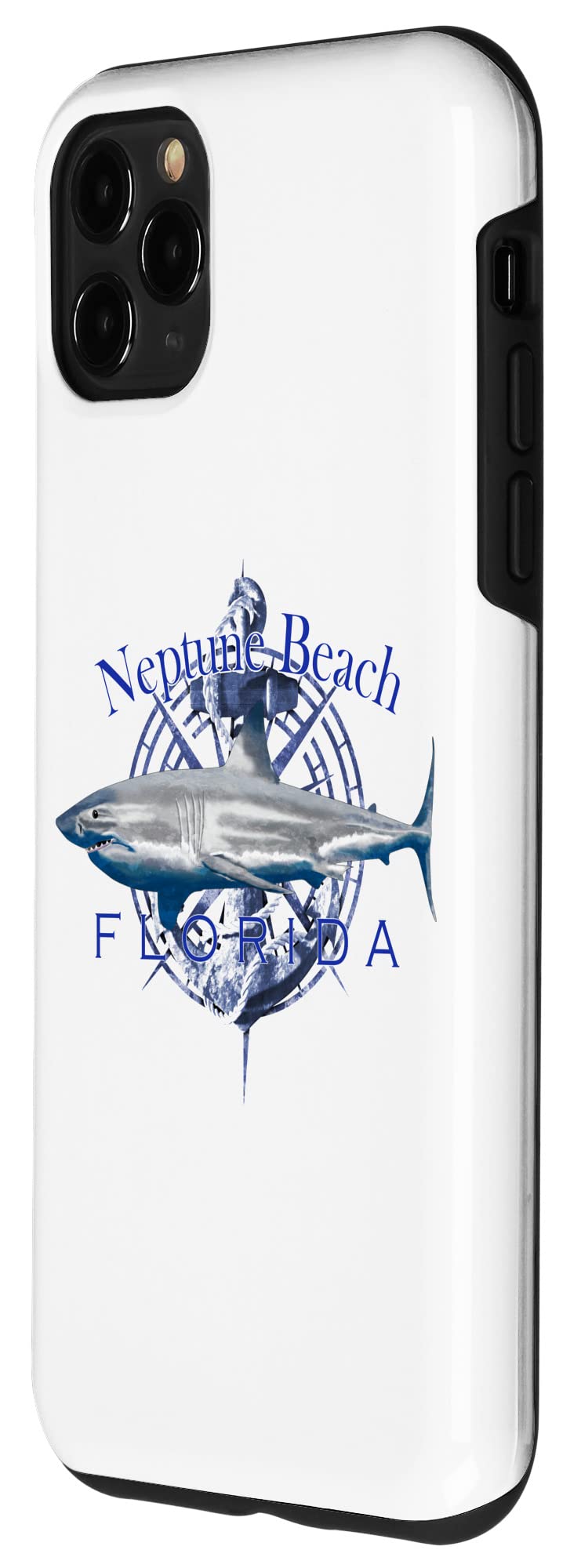 iPhone 11 Pro Max Case - Waterproof & Shockproof Nautical Sailing Design - Perfect for Boating, Beach & Outdoor Activities in Florida