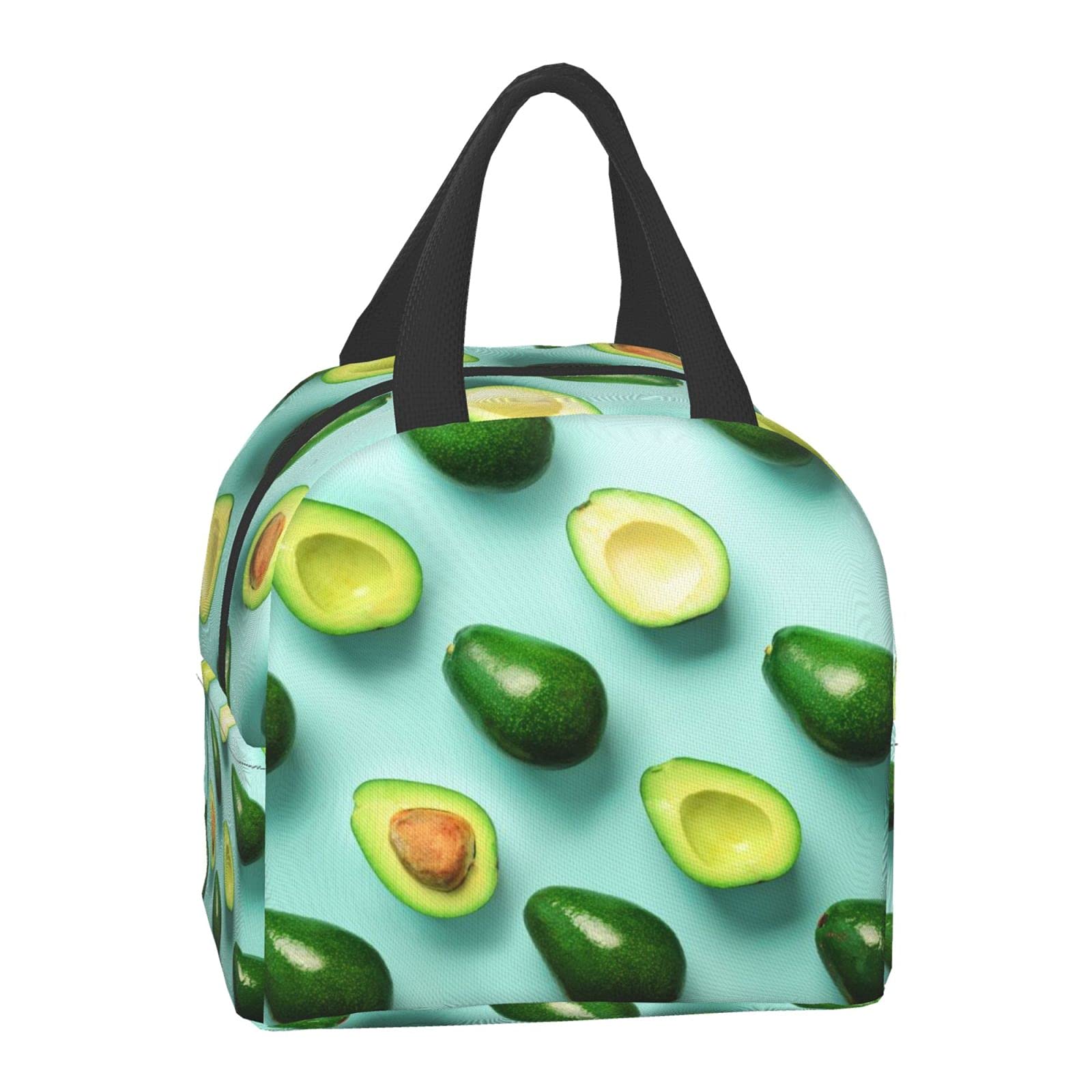 Insulated Avocado Lunch Box - Reusable Eco-Friendly Lunch Bag for Women & Men, Perfect for Office, Camping, Hiking, Picnic, Beach & Travel - Keep Food Fresh On The Go