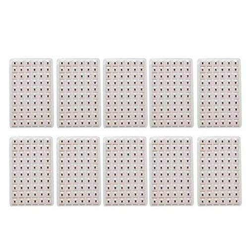600Pcs Disposable Ear Seeds for Acupuncture - Vaccaria Seed Ear Press Plaster for Pain Relief & Stress Relief | Perfect for Home Massage, Acupressure Therapy & Relaxation