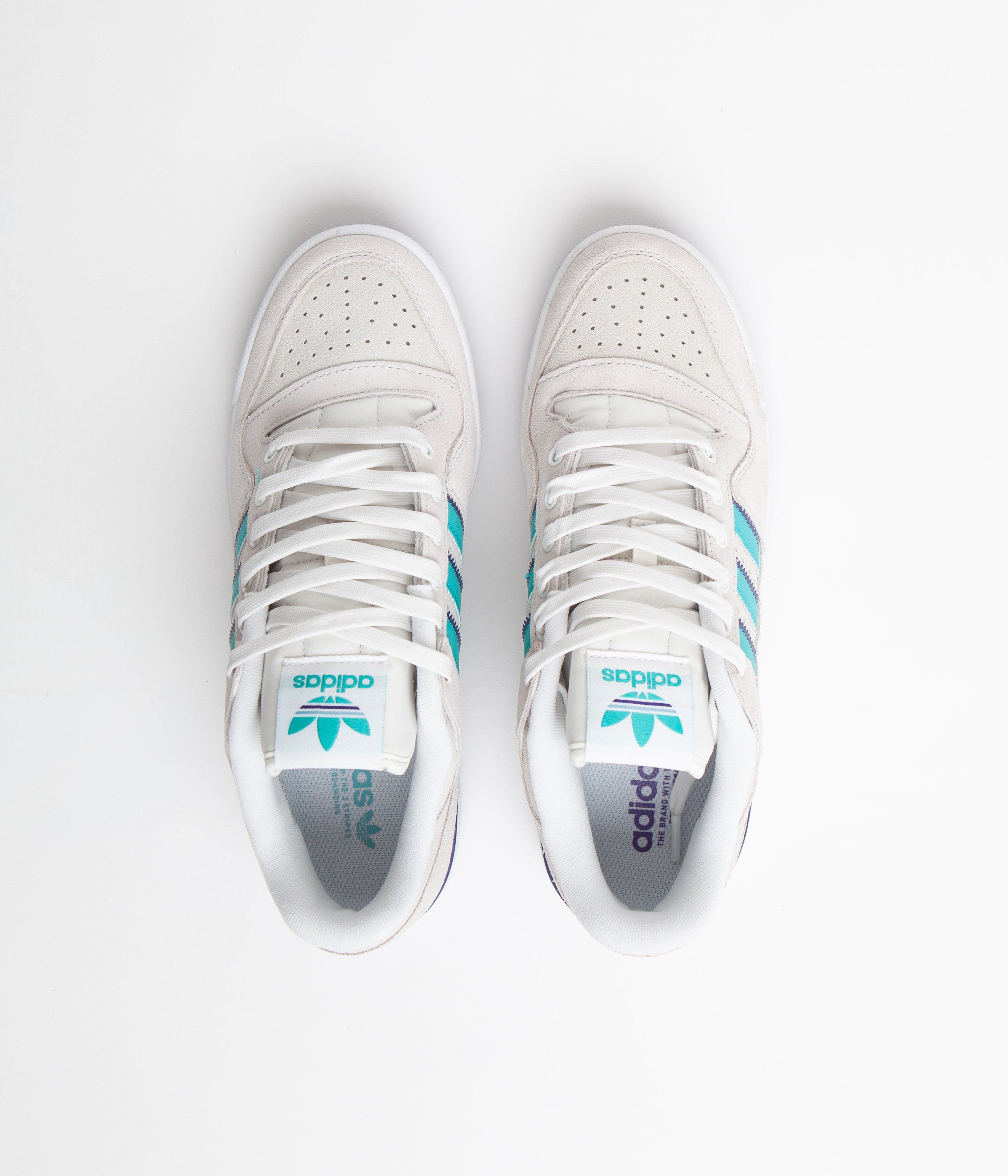 Adidas Forum 84 Low ADV Sneakers - Crystal White/Preloved Blue/FTWR White - Retro Basketball Shoes for Men & Women - Perfect for Streetwear Fashion & Casual Wear