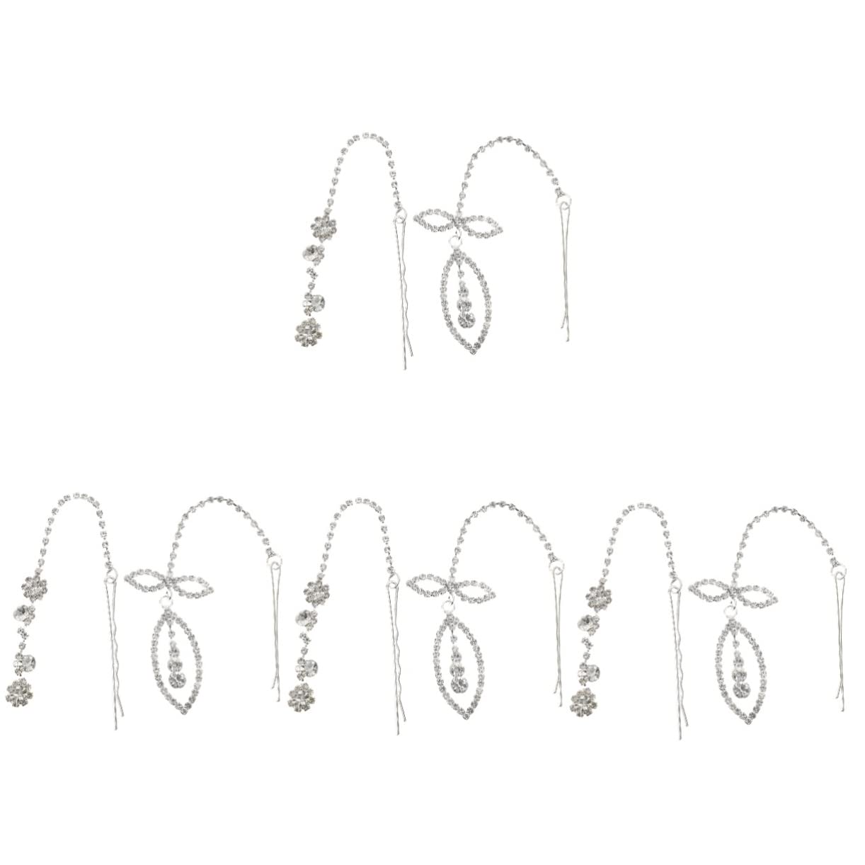 Lurrose 8-Piece Rhinestone Hair Accessories Set for Women - Wedding Headbands, Hairpieces & Bridal Hair Jewelry - Perfect for Weddings, Proms, Parties & Special Occasions